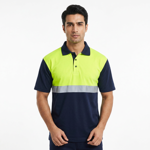 Camiseta de Trabajo de Manga Corta Reflectante de Alta Visibilidad, Transpirable, Unisex, para Uso en Exteriores, con Impresión por Transferencia de Calor, Ropa de Seguridad Personalizada - Product Image 1