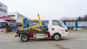 Trung Quốc foton 4*2 móc xe tải rác <span class=keywords><strong>4cbm</strong></span> hộp yuchai 125hp nhà máy vận chuyển - Product Image 2