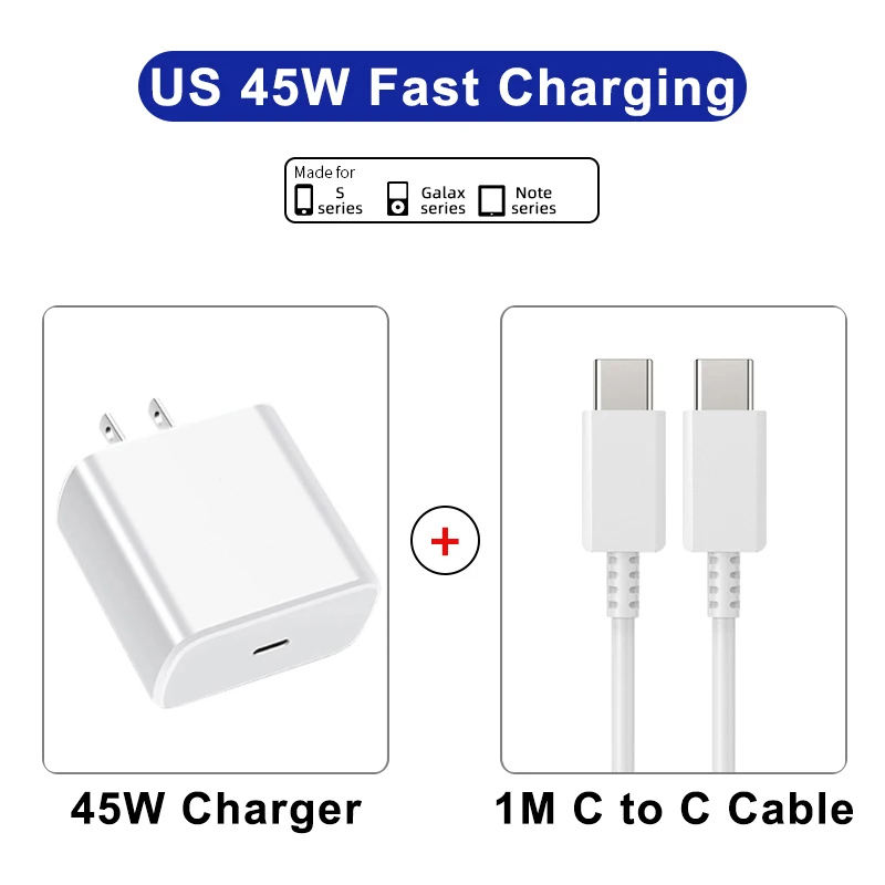 us charger+cable white