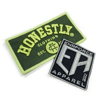 Écussons Brodés Personnalisés avec Logo de Marque, Écussons Thermocollants Lettres pour Vêtements, Casquettes et Vestes