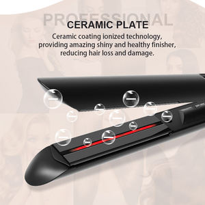 Fer à lisser plat en titane vente en gros planchas de cabello lisseur professionnel outil de coiffure de marque privée - Product Image 5