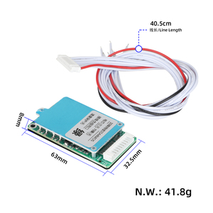 Module de protection de batterie Li-Ion 18650 10S 36V 15A avec ports séparés/communs et ligne de collecte, module de protection de charge - Product Image 2