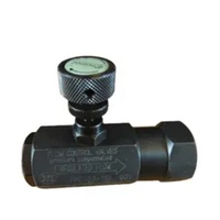 Válvulas de cartucho de control de velocidad hidráulica Válvula de acelerador tubular compensada de presión de