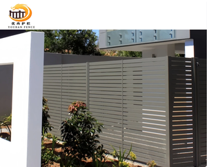 Panneau de clôture en aluminium de vente chaude cadre de décoration de clôture de <span class=keywords><strong>jardin</strong></span> élégant panneau de treillis et de porte en métal de qualité supérieure - Product Image 3