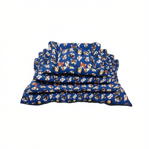 Set di Quattro Tappetini per Cani con Fondo Antiscivolo Quadrato e Motivo, Eleganti Lettini per Animali Domestici - Product Image 2