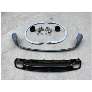 Accessori auto kit carrozzeria posteriore paraurti con passaruota diffusore per 2019 2021 stile normale Q5 SQ5 aggiornamento a RSQ5 - Product Image 1