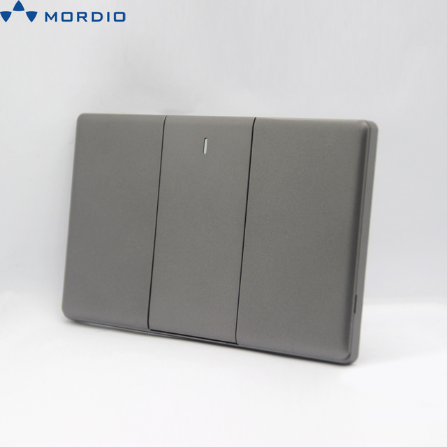 118 US Standard PC Slim Wall Switch 1 Gang 1 2 Way Light Switch 16A Modern Factory Direct Sale