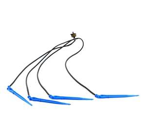 หยดชลประทานสี่สาขาโค้งงอลูกศรกับท่อ40ซม. - Product Image 1