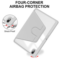 Support rotatif à 360 degrés coque arrière en acrylique transparent pour Huawei Matepad 11.5 Air Mad Pad Honor X9 X8 10.1