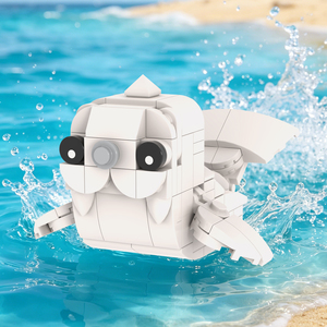 ชุดตัวต่อสร้างสรรค์ <span class=keywords><strong>Dewgong</strong></span> MOC ของเล่นตัวต่อ DIY สำหรับเด็ก รุ่น MOC1783 จากภาพยนตร์อนิเมะ - Product Image 2