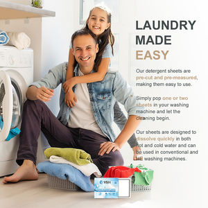 Custom Gezondheid Wasmiddel Eco Lakens Wasmachine Super Geconcentreerde Eco Strips Eco Vriendelijke Wasmiddel Lakens - Product Image 2