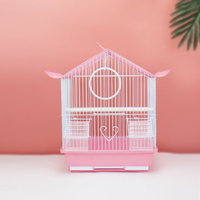 Maison petite Cage à oiseaux animaux perroquets Cages métal cage à oiseaux ornementale Villa fil de fer Cages pour animaux de compagnie maisons à bas prix pour oiseaux