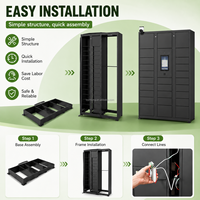 Casier intelligent démontable Yinlong OEM pour colis postaux express, taille personnalisée, casier de livraison de colis intelligent en libre-service 24h/24 et 7j/7