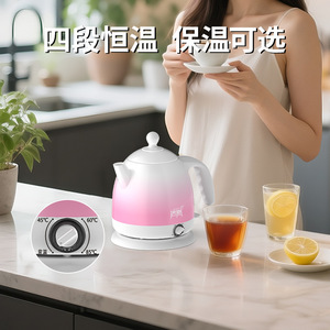 Tangfeng Electric Kettle Stainless Steel 210x220x300mm <b>Auto</b> Power Off Portable Heating - Product Image 3