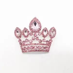 Wholesale Korean Fashion Jewelry Women Rhinestone Crown Shape Crystal Brooch