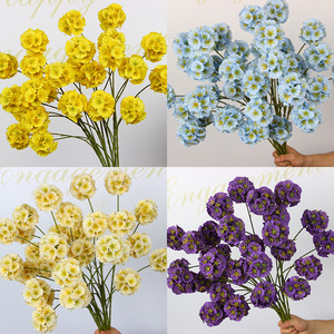Fleur artificielle en soie, boule d'oignon style moulin à vent, branche unique, pour décoration de mariage, arrangement floral, extérieur et maison - Product Image 4