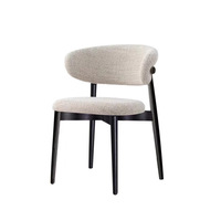 Ensemble de Chaises de Salle à Manger Modernes de Luxe pour Restaurant, Hôtel, Cuisine, Café en Cuir et Bois Massif – Design Nordique pour Banquet et Traiteur (4, 6 ou 8 Places)
