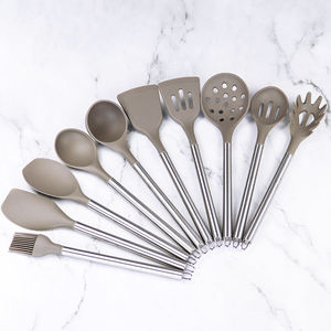 Premium Silicone & Stainless Steel Kitchen Spatula Set