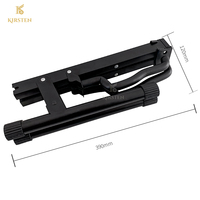 High Quality Customized Logo Durable Sturdy Iron Sponge Folding Universal Guitar Stand KIRSTEN CM212 Space-Saving