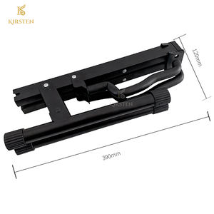 Supporto per chitarra pieghevole in ferro robusto e resistente con Logo personalizzato di alta qualità - Product Image 4