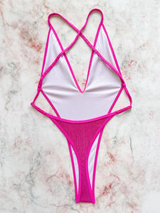 <span class=keywords><strong>Maillot</strong></span> <span class=keywords><strong>de</strong></span> <span class=keywords><strong>bain</strong></span> une pièce sans bretelles pour femmes, <span class=keywords><strong>trikini</strong></span>, col en V, <span class=keywords><strong>maillot</strong></span> <span class=keywords><strong>de</strong></span> <span class=keywords><strong>bain</strong></span> sexy, bikini - Product Image 4