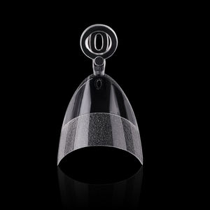 Puntas de <span class=keywords><strong>Uñas</strong></span> Reutilizables de Media Cobertura OEM de Fábrica, Logotipo Personalizado, Transparentes, Super Cortas, Forma Almendrada Francesa, Doble Forma, 15 Tamaños - Product Image 5