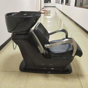Muebles de Salón de Belleza y Peluquería Kisen, Moderna Silla de Lavado de Cabello con Lavabo Trasero en Venta - Product Image 4