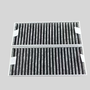 Élément filtrant plissé pour climatisation automobile 19,5x7,5x3,5cm Filtre en tissu non tissé au charbon actif - Product Image 2