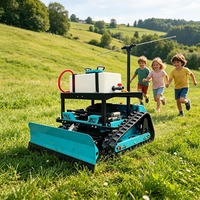 Mesin Pemotong Rumput Mini RC Murah dengan Pengontrol Jarak Jauh dan Penyemprot
