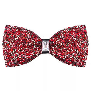Noeud papillon brillant dans diverses couleurs, robe de demoiselle d'honneur et de marié, robe poudrée brillante, <span class=keywords><strong>mariage</strong></span>, fête de Noël, soirée cocktail - Product Image 5