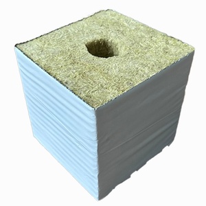 Cubos de Lana de Roca Hidropónica de 75*75*75mm, Buen Precio de Fábrica, Materiales Agrícolas para Cultivo de Plantas - Product Image 2