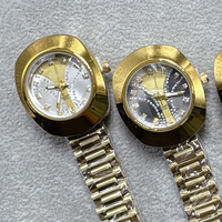 Nouvelle Montre à Quartz Originale pour Homme en Or, Bracelet en Acier Inoxydable de 18 mm, Affichage Analogique Unique, Boîtier en Alliage de Luxe, Verre