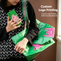 Sac de courses réutilisable en polypropylène laminé, tissé en PP recyclé, écologique, personnalisé avec logo, imperméable