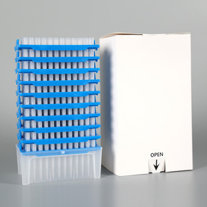 หัวปิเปตมาตรฐานทางการแพทย์ยี่ห้อ Yongyue ขนาด 200ul แบบดูดซึมต่ำ บรรจุกล่องแบบซ้อน ใช้แล้วทิ้ง สำหรับใช้ในห้องปฏิบัติการ - Product Image 2