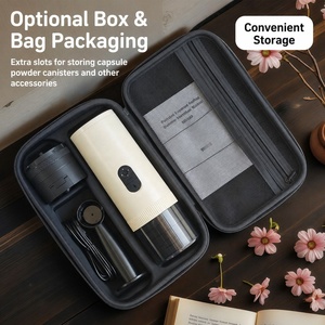 Cafetera Espresso Portátil, Dos Modos de Extracción, Agarre Texturizado Compacto, Recargable por USB, para Escritorio, Hotel y Exteriores - Product Image 5