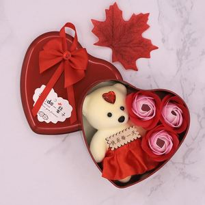 Wholesale Artificial Rose Soap Flower Design Luxury Gift <b>Box</b> Christmas Valentine's Day Mother's Day Gifts 2025 - Product Image 5