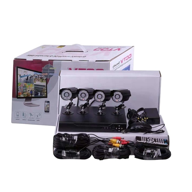 NEW Product Ahd 4channels 720p Cctv Camera Kit for Security Cctv System