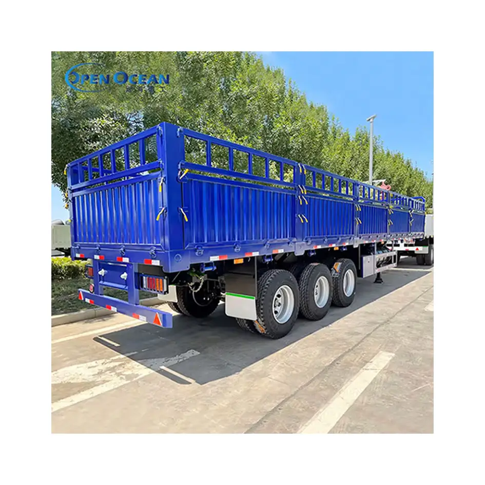Animal Fence Transport Trucks Used Cattle Trailers For Sale Animal Square Transport Fence Semi Trailer