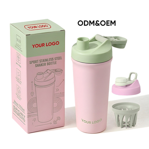 <span class=keywords><strong>Shaker</strong></span> Cup 600ml Double Paroi Isolé Sous Vide En Acier Inoxydable Fitness Protein <span class=keywords><strong>Shaker</strong></span> - Product Image 2