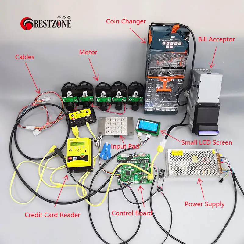 Verkaufs automat Motherboard Haupt steuer karte MDB/DEX Board Payment Board für Münz-und Banknoten akzeptor