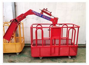 เครนยกสูง<span class=keywords><strong>1</strong></span>.8เมตรพร้อมแท่นขุดเจาะหนา500กก. ชิ้นส่วนเครื่องจักรก่อสร้างตะกร้าแบบแขวน - Product Image 6