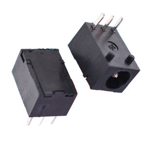 Terminal Soket DC003 Betina <span class=keywords><strong>3</strong></span> Pin untuk Pengelasan Dc-003 <span class=keywords><strong>3</strong></span>.5x1.3mm Hitam Konektor Soket Jack Daya DC - Product Image 1