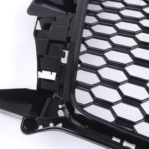 Rejilla de malla tipo panal estilo RS para Audi Q3 2016-2018, pieza de repuesto de plástico ABS para parachoques delantero - Product Image 3