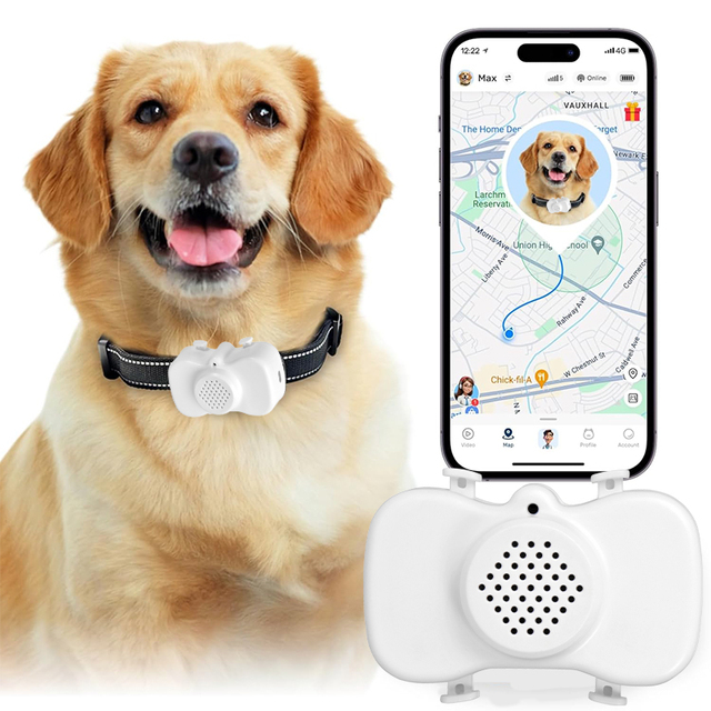 2025 Smart Dog Collar Activity Monitor Micro Gps Tracer Animal Cattle Cow Dog Cat Pet Locator Tracker With Android Ios App