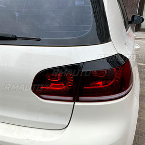 Autocollants pour les yeux de phare arrière de voiture noir brillant pour Volkswagen Golf 6 MK6 GTI R 2009-2012 - Product Image 5