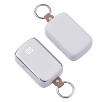 Nouveauté 2026 Mini Power Bank Porte-clés 10000mAh Charge Rapide avec Câble Type-C