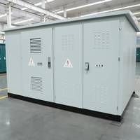 Boîtier de distribution compact 10 kV, type coffret, triphasé, transformateur de sous-station 800 kVA, sortie 240 V, 24 prises, certifié CE pour extérieur