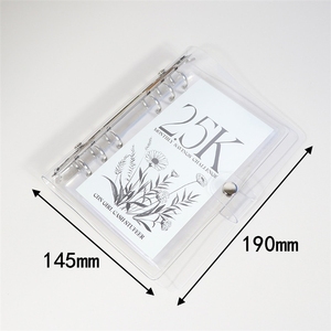 2.5K 5K 10K 12 mesi risparmio di denaro portafoglio raccoglitore di sfida con 12 fogli buste di bilancio PP per contanti soffing - Product Image 2