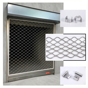 Grille <span class=keywords><strong>de</strong></span> sécurité en acier inoxydable 304, maille diamantée pour la ventilation et la transmission <span class=keywords><strong>de</strong></span> la lumière, idéale pour les devantures <span class=keywords><strong>de</strong></span> magasins et les centres commerciaux - Product Image 6