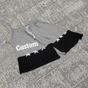 Pantalones Cortos de Algodón Personalizados para Hombre, Cintura con Cordón, Logotipo Impreso, Bolsillos, Estilo Casual, Talle Medio, Tejido Transpirable - Product Image 2